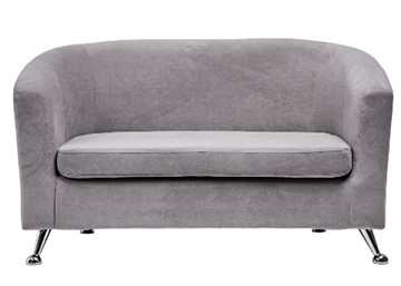 Прямой диван Брамс 2Д серый в Новом Уренгое