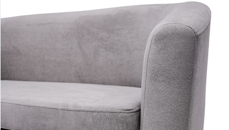 Прямой диван Брамс 2Д серый в Новом Уренгое - изображение 7
