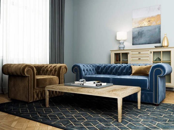 Прямой диван Честер 2,5М (седафлекс) в Губкинском - изображение 11
