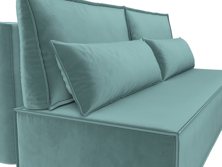 Прямой диван Фабио Лайт, Бирюзовый (велюр) в Салехарде - изображение 5