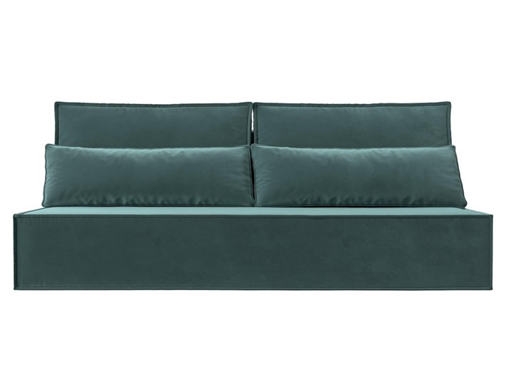 Прямой диван Фабио Лайт, Бирюзовый (велюр) в Салехарде - изображение 6