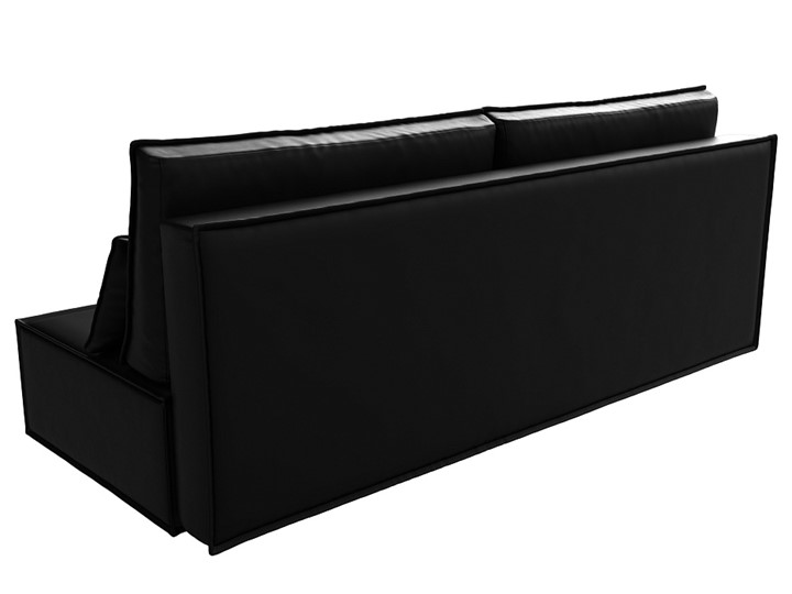 Прямой диван Фабио Лайт, Черный (Экокожа) в Салехарде - изображение 3