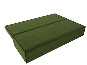 Прямой диван Фабио Лайт, Зеленый (микровельвет) в Салехарде - предосмотр 2