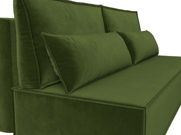 Прямой диван Фабио Лайт, Зеленый (микровельвет) в Салехарде - предосмотр 5