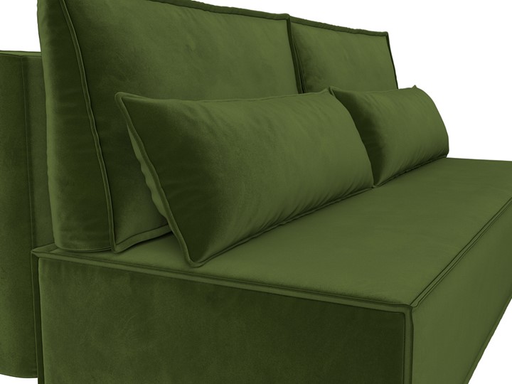 Прямой диван Фабио Лайт, Зеленый (микровельвет) в Салехарде - изображение 5