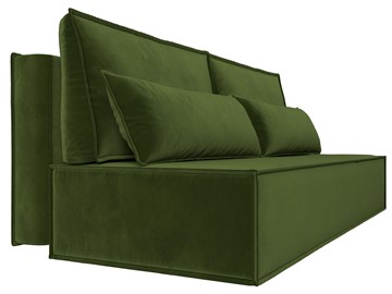 Прямой диван Фабио Лайт, Зеленый (микровельвет) в Салехарде - предосмотр 6