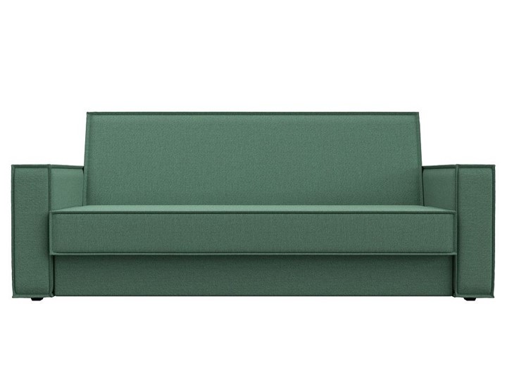 Прямой диван Куба-книжка, Амур зеленый (рогожка) в Надыме - изображение 3
