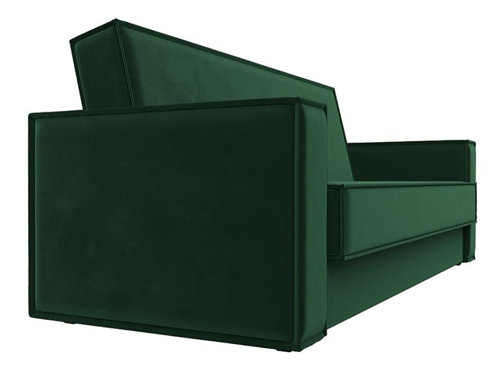 Прямой диван Куба-книжка, Зеленый (Велюр) в Салехарде - изображение 6