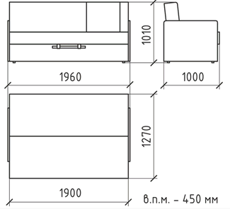 Прямой диван Лазурит 7 БД с купоном в Салехарде - изображение 10