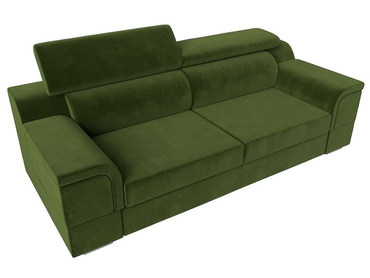 Прямой диван Лига-003 НПБ, Зеленый (Микровельвет) в Салехарде - изображение 8