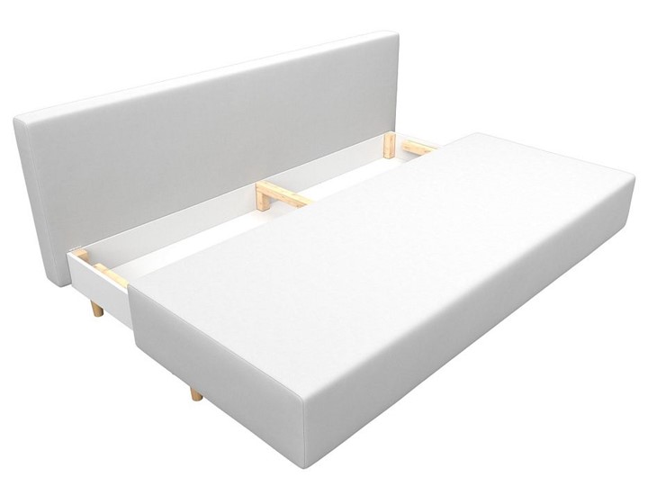 Прямой диван Лига-033, Белый (Экокожа) в Салехарде - изображение 1