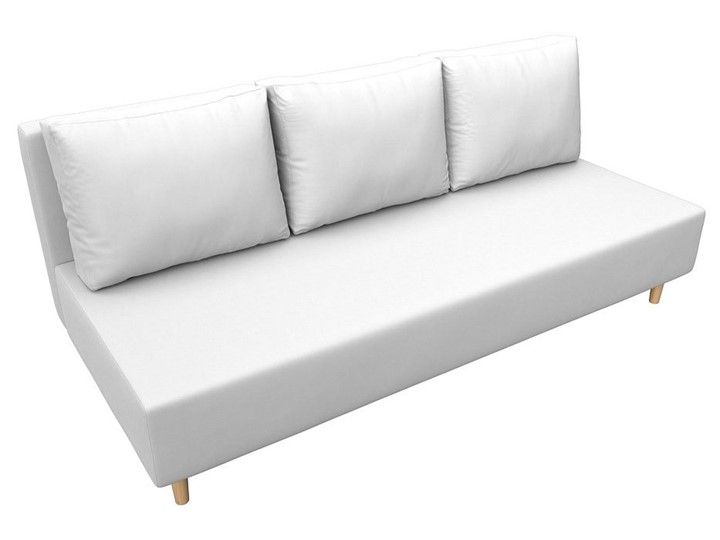 Прямой диван Лига-033, Белый (Экокожа) в Салехарде - изображение 4