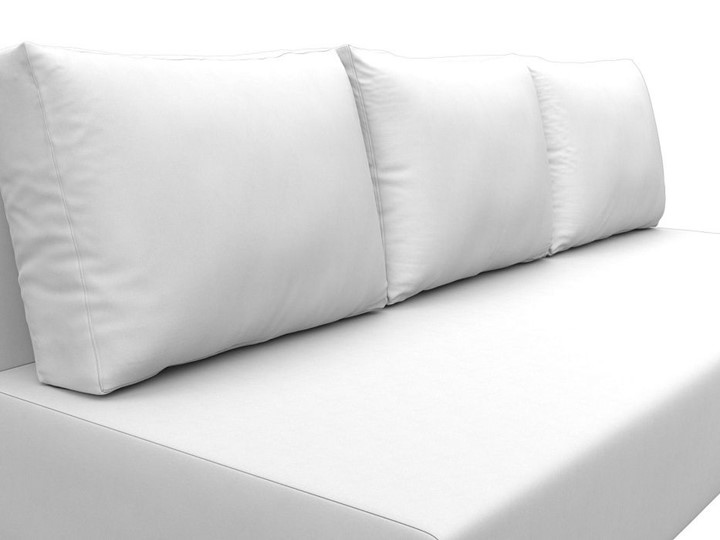 Прямой диван Лига-033, Белый (Экокожа) в Салехарде - изображение 5