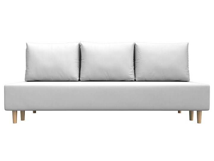 Прямой диван Лига-033, Белый (Экокожа) в Салехарде - изображение 7