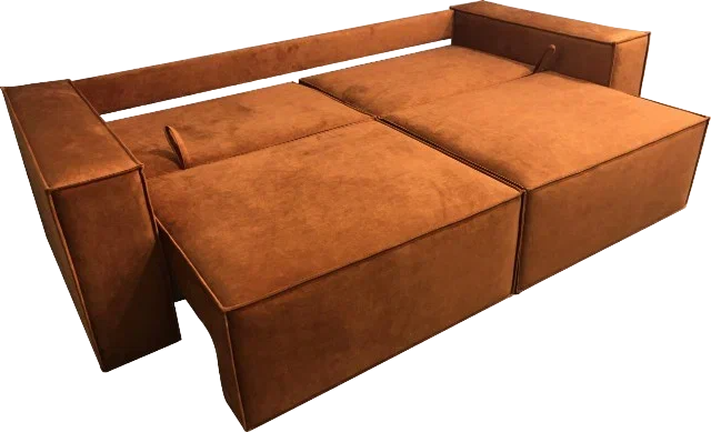 Прямой диван Лофт БЛ2-БП2 (НПБ/Еврокнижка) в Салехарде - изображение 3