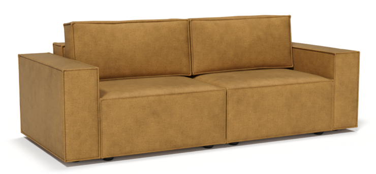 Прямой диван Лофт БЛ2-БП2 (НПБ/Еврокнижка) в Салехарде - изображение 8