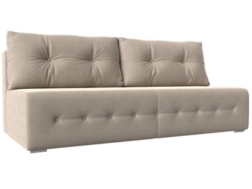 Прямой диван Лондон, Бежевый (рогожка) в Салехарде - предосмотр
