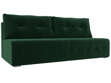 Прямой диван Лондон, Зеленый (велюр) в Салехарде