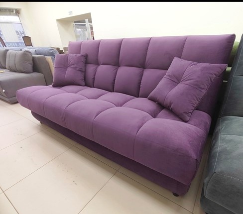 Прямой диван Лора Веста 2 ПРБЛ 1Valetta 25 велюр в Новом Уренгое - изображение