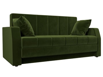 Прямой диван Малютка, Зеленый (микровельвет) в Лабытнанги