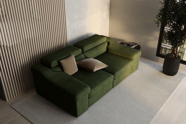 Прямой диван Мюнхен с выкатным механизмом в Надыме - изображение 9