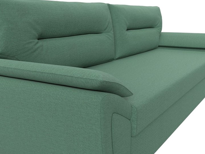 Прямой диван Нэстор Лайт, Амур зеленый (рогожка) в Лабытнанги - изображение 5