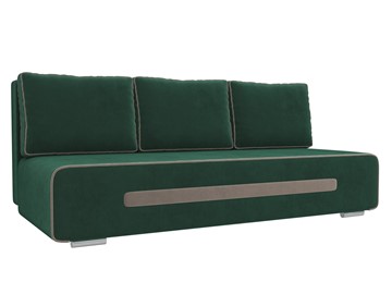Прямой диван Приам, Зеленый (велюр) в Лабытнанги