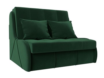 Прямой диван Риттэр 100, Зеленый (велюр) в Лабытнанги