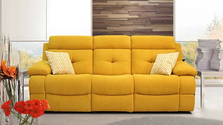 Прямой диван Рокфорд БД, 2 реклайнера в Салехарде - изображение 4