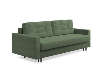 Прямой диван Sсandy, ножки Венге, Рогожка зеленый в Тарко-Сале