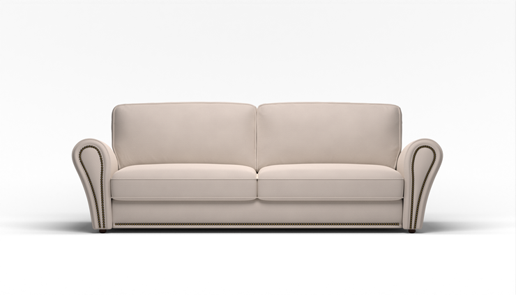 Прямой диван Виктория 2 подушки в Салехарде - изображение 1
