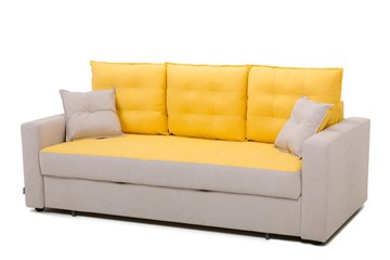 Прямой диван Рио 3 с двумя декоративными подушками в Салехарде - предосмотр
