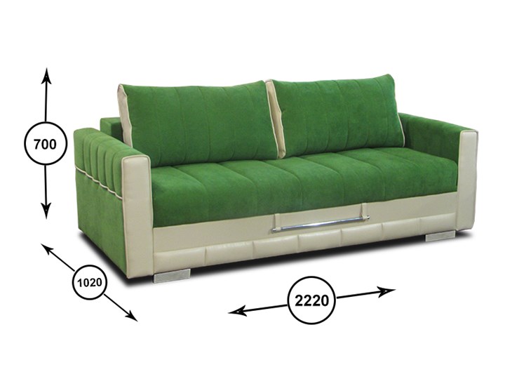 Прямой диван Парнас БД в Салехарде - изображение 3