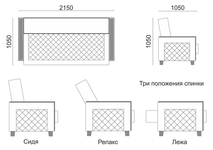 Прямой диван Милана 8 БД в Ноябрьске - изображение 5