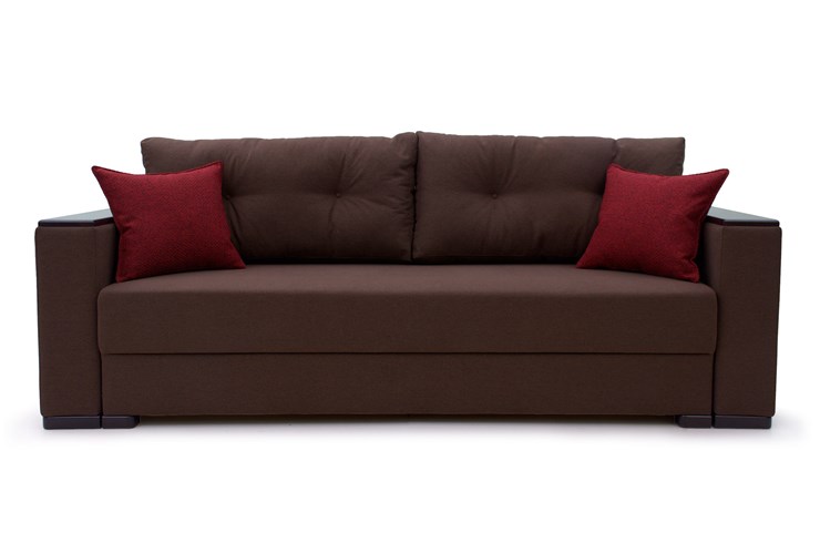 Прямой диван Fashion (Uno coffee+ mars bordo) в Салехарде - изображение 1