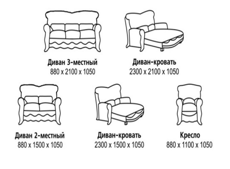 Большой диван Барокко, ДБ3 в Муравленко - изображение 7
