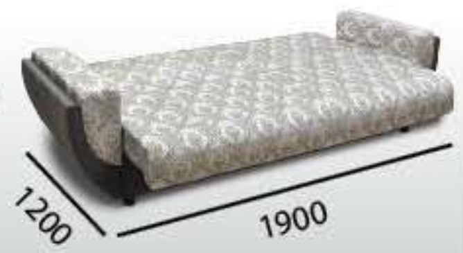 Прямой диван Акварель 2 БД в Надыме - изображение 1