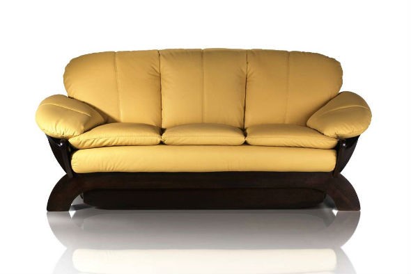 Прямой диван Верона трехместный, миксотойл в Салехарде - изображение