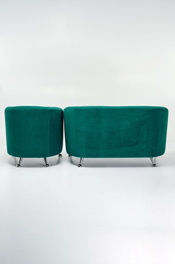 Комплект мебели Брамс  цвет изумрудный диван 2Д + кресло в Салехарде - изображение 2