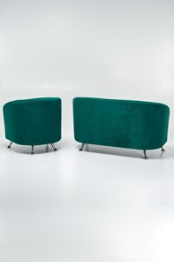 Комплект мебели Брамс  цвет изумрудный диван 2Д + кресло в Салехарде - предосмотр 3