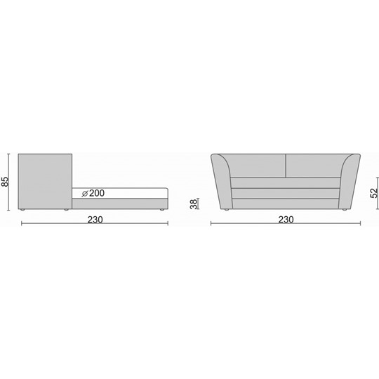 Круглый диван-кровать Смайл в Надыме - изображение 6