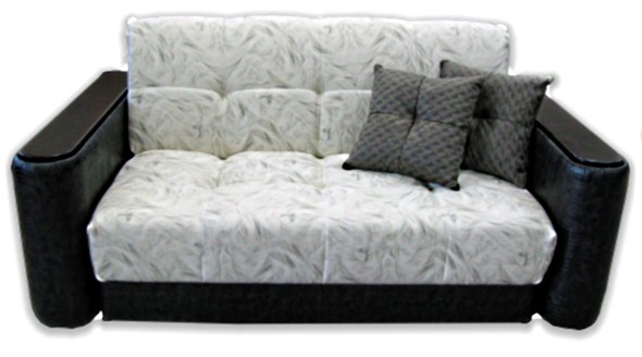 Прямой диван Аккордеон-1, 120 (круглые подлокотники) в Салехарде - изображение
