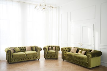 Прямой диван Честер 2,5М (седафлекс) в Муравленко - предосмотр 3