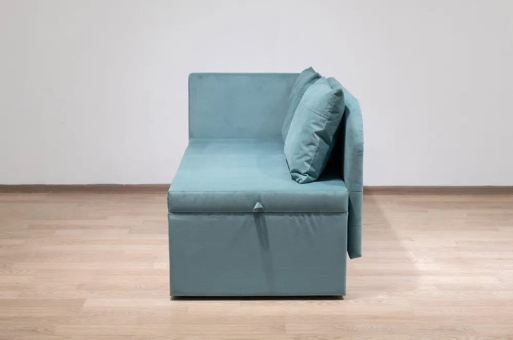 Прямой диван Мирка, newtone aqua blue в Надыме - изображение 2