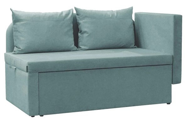 Прямой диван Мирка, newtone aqua blue в Ноябрьске - изображение
