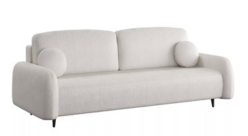 Прямой диван Монблан 3т, Рогожка Муза 01 в Салехарде