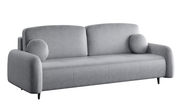 Прямой диван Монблан 3т, Рогожка Муза 08 в Салехарде