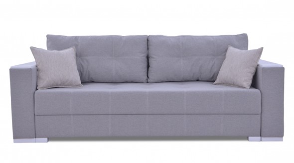 Большой диван Fashion (Uno silver + brix latte) в Тарко-Сале - изображение