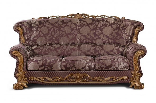 Прямой диван Барокко 2, ДБ3 в Ноябрьске - изображение