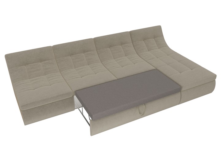 Большой модульный диван Холидей, Бежевый (микровельвет) в Губкинском - изображение 6